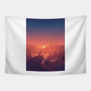 Warm sunset / summer chill Tapestry