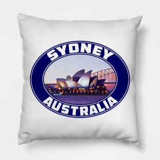 Sydney Australia Opera House Harbor Harbour Pillow