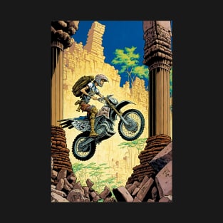 Dirt Bike Anime Style T-Shirt