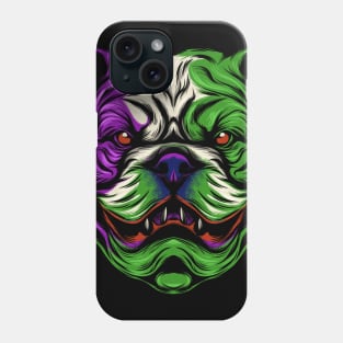 The Mischievous English Bulldog Dark Phone Case