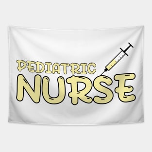 Pediatric Nurse Yellow Tapestry