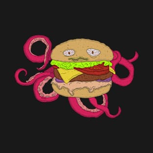 Monster Burger Octopus T-Shirt