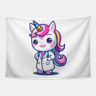 Doctor Unicorn Tapestry