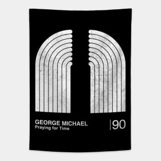 George Michael / Minimalist Style Graphic Fan Artwork Tapestry