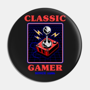 Classic Gamer Pin