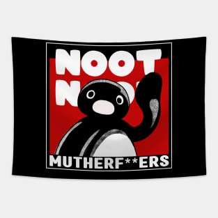 Funny Noot Noot Penguin Tapestry