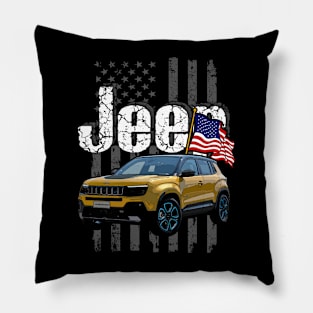 Jeep Avenger Jeepcar JEEP Flag Pillow