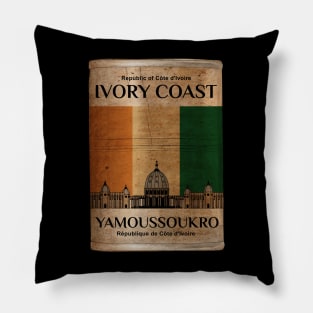 make a journey to Ivory Coast Pillow