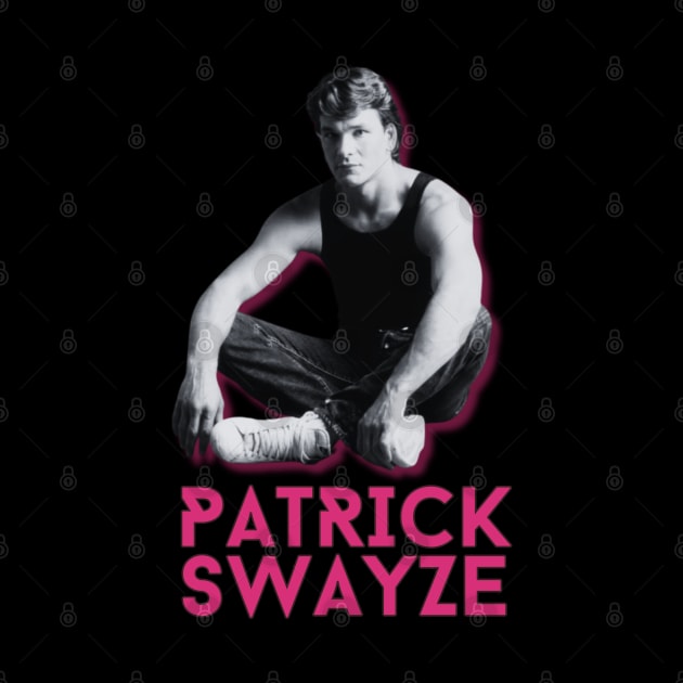 Patrick swayze\\\original retro fan art by MisterPumpkin