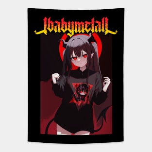 babymetal colored Tapestry