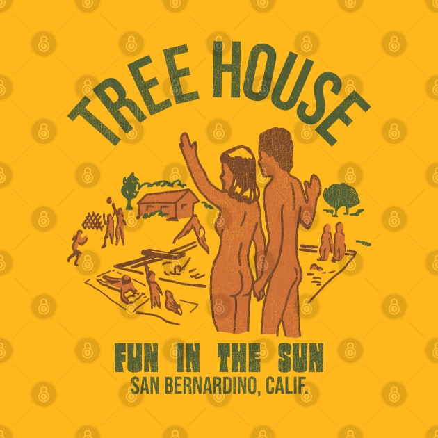 Vintage Defunct Treehouse Colony San Bernardino CA by darklordpug