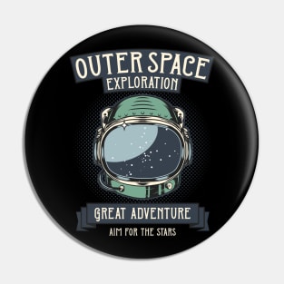 Outer Space Exploration Pin