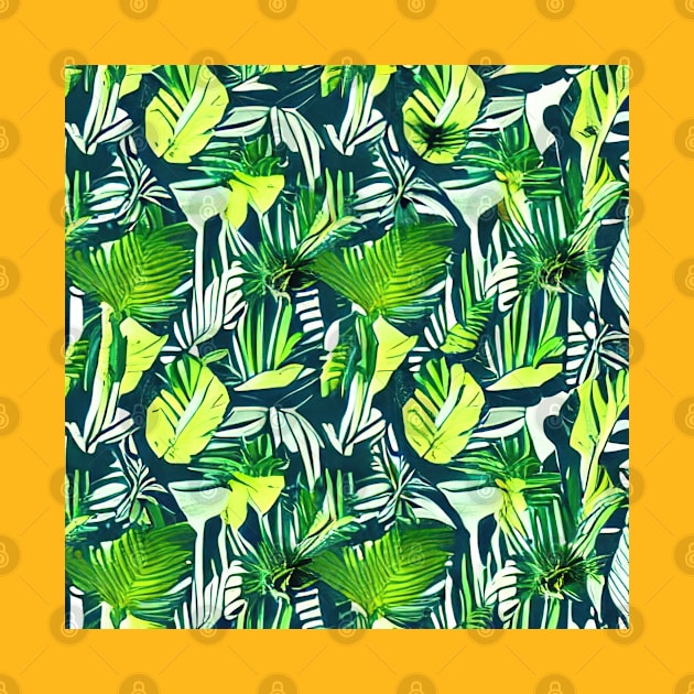 Tropical plants nature background by Alekxemko