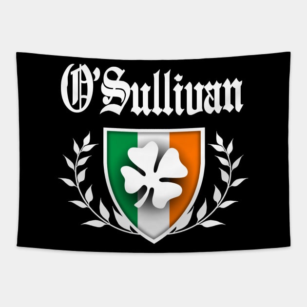 O'Sullivan Shamrock Crest Tapestry by robotface