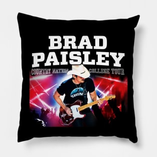 Country Iconoclast Brad Paisley's Rule Breaking Spirit Pillow