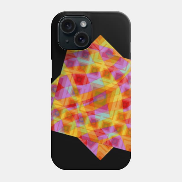 Groovy Rainbow Argyle Phone Case by PatriciaSheaArt