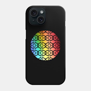 Rainbow with bows Phone Case