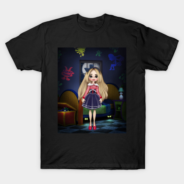 Discover Teenager and the monsters - Fantasy Illustration - T-Shirt