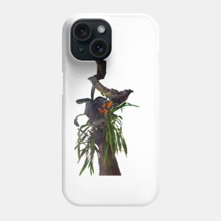 Orange orchid #streetart Phone Case