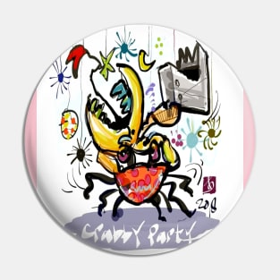 CRABBY PARTY Pin