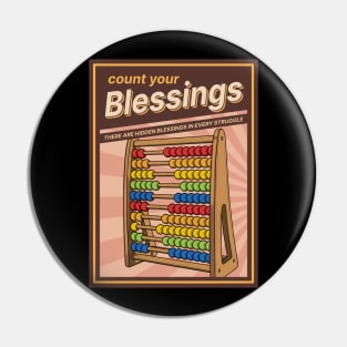 Count your Blessings Pin