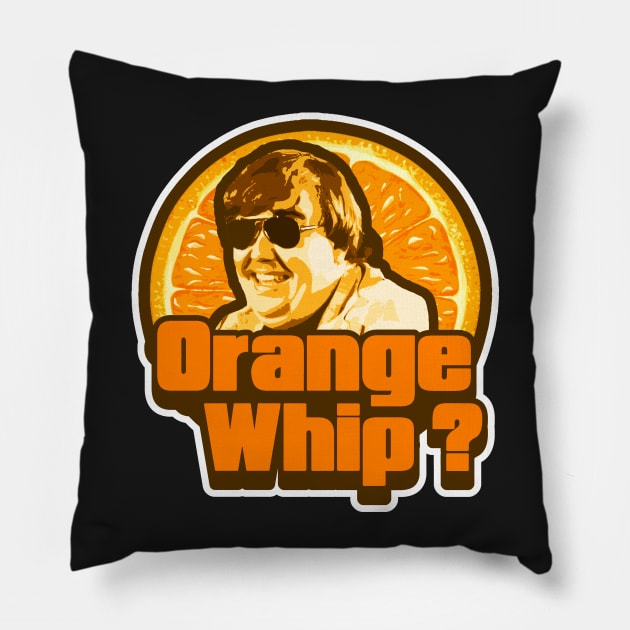 Orange Whip ? Pillow by NineBlack