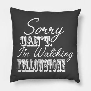 Yellowstone TV Show Pillow