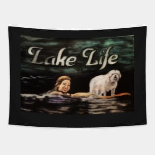 Lake Life Fur-ever Tapestry