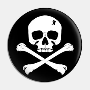 skull and crossbones flag Pin