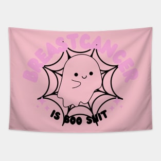 Breast Cancer Is Boo Sheet Tapestry