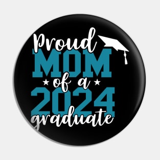 Proud Aunt Of A 2024 Graduate For Family Graduation Pin