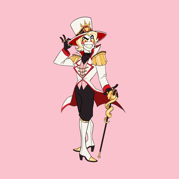 Lucifer hazbin hotel character by kabaryangbaik