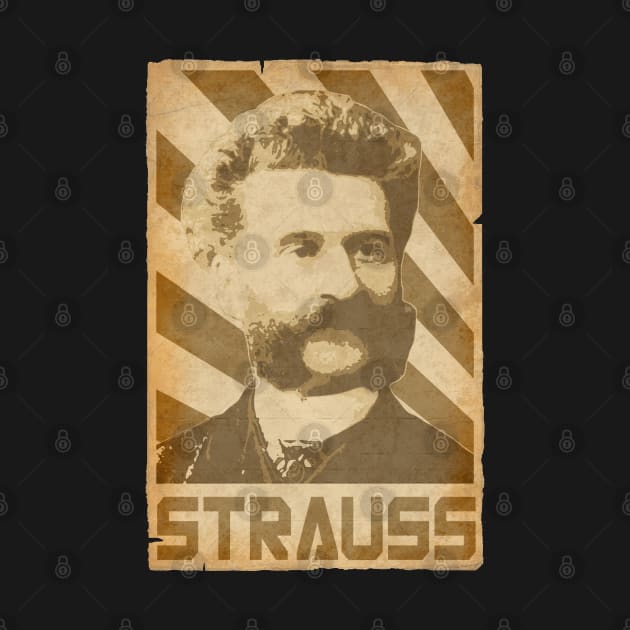 Johann Strauss II Retro Propaganda by Nerd_art