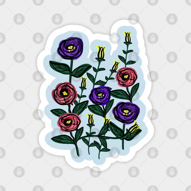 Lisianthus blossom Magnet by CindyS