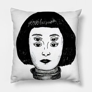 Psychedelic Joana d'Arc Pillow