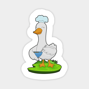 Duck Chef Bowl Magnet