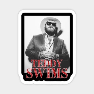 teddy swims Magnet