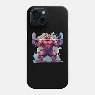 brown bear at gym Phone Case