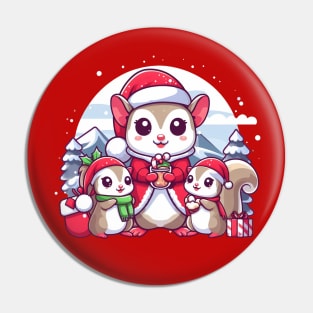 Merry Little Squirrelly Christmas Pin