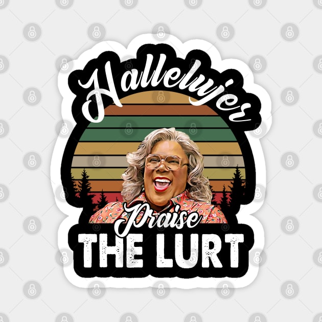 Hallelujer Praise The Lord Vintage Magnet by Tentacle Castle