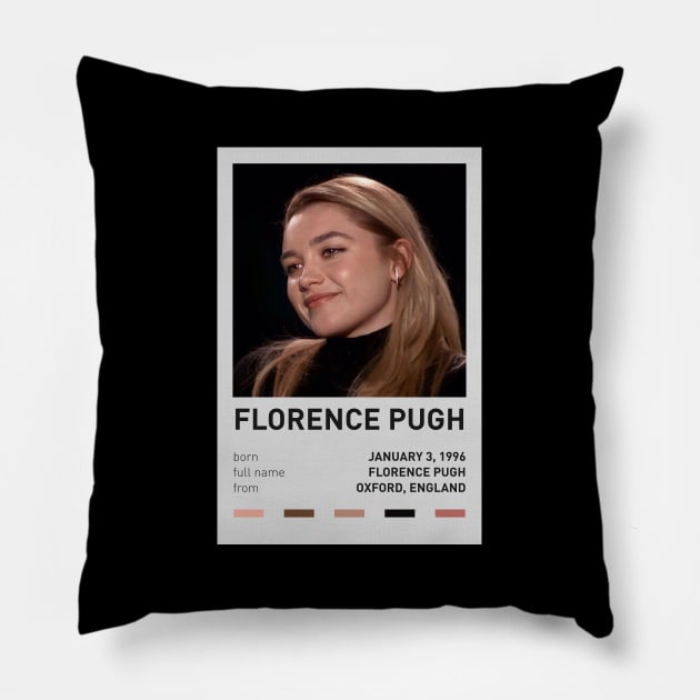 Florence Pugh Pillow by sinluz