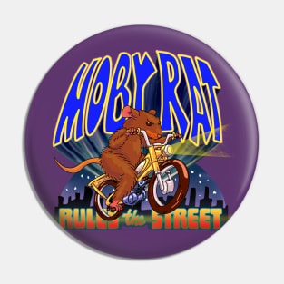 Moby Rat Rules Pin