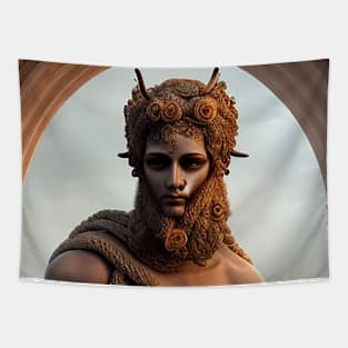 young faun from mythology Tapestry