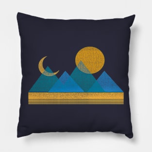 Sunrise + Moonrise Pillow