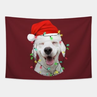 Funny Christmas For Dog Lovers Tapestry