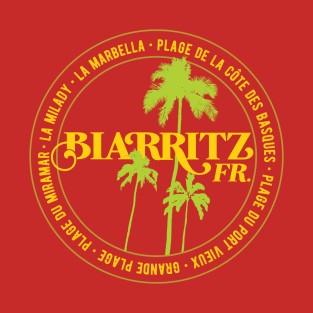 Biarritz Surfing South of France Bay of Biscay Surfer's Mecca T-Shirt