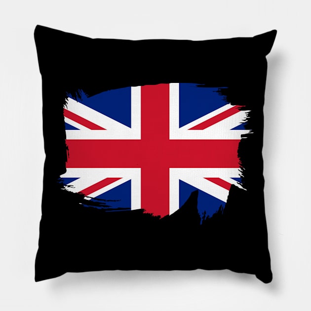 Union Jack - United Kingdom Flag Pillow by CF.LAB.DESIGN