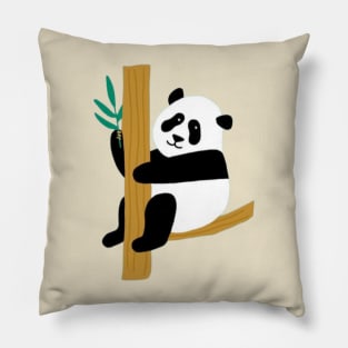 Hello cute panda Pillow