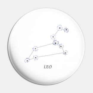 Leo zodiac sign Pin