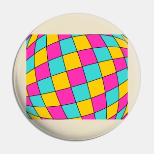 Round CMYK Grid Pin